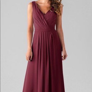 Kennedy Blue Amelia dress in Bordeaux